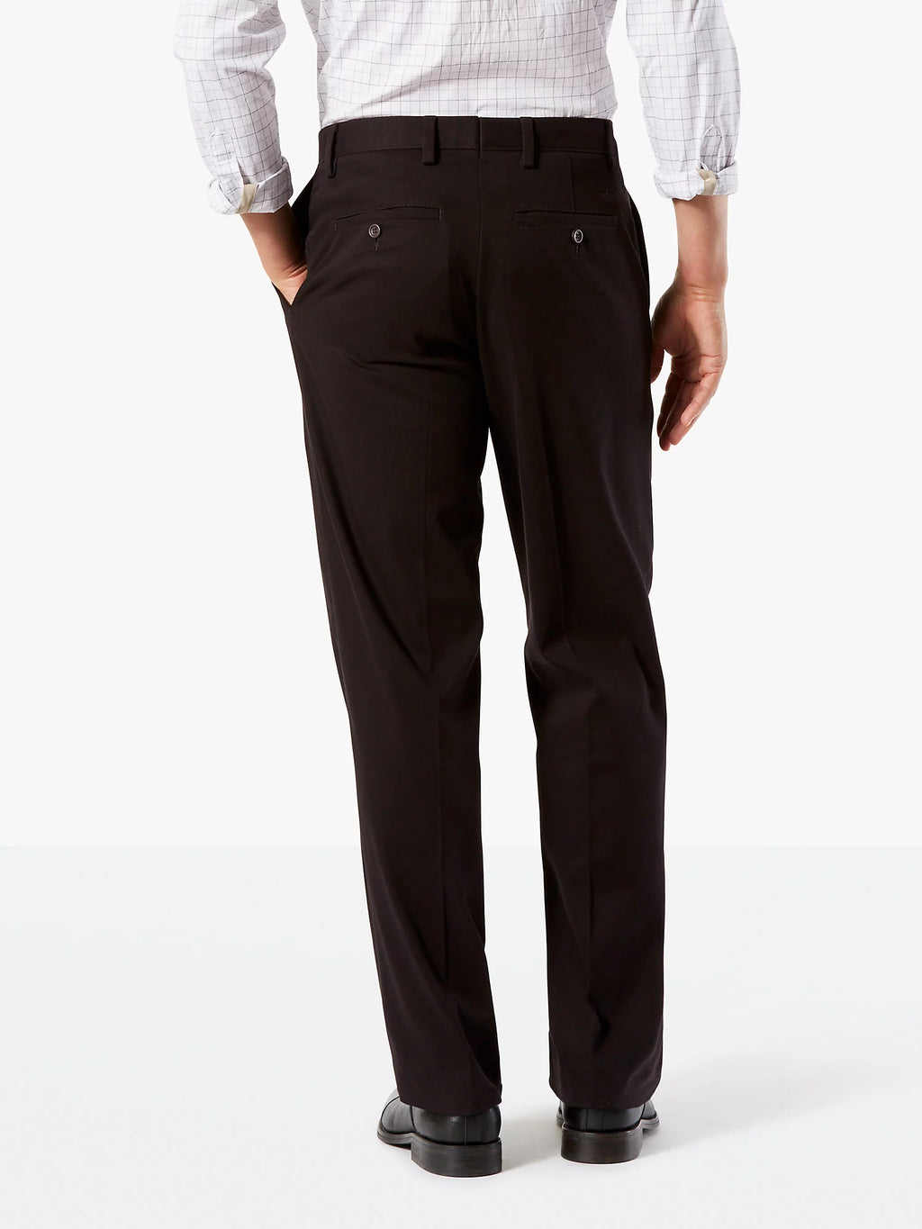 Men's Classic Flat Front Stretch Khaki Pant M52285