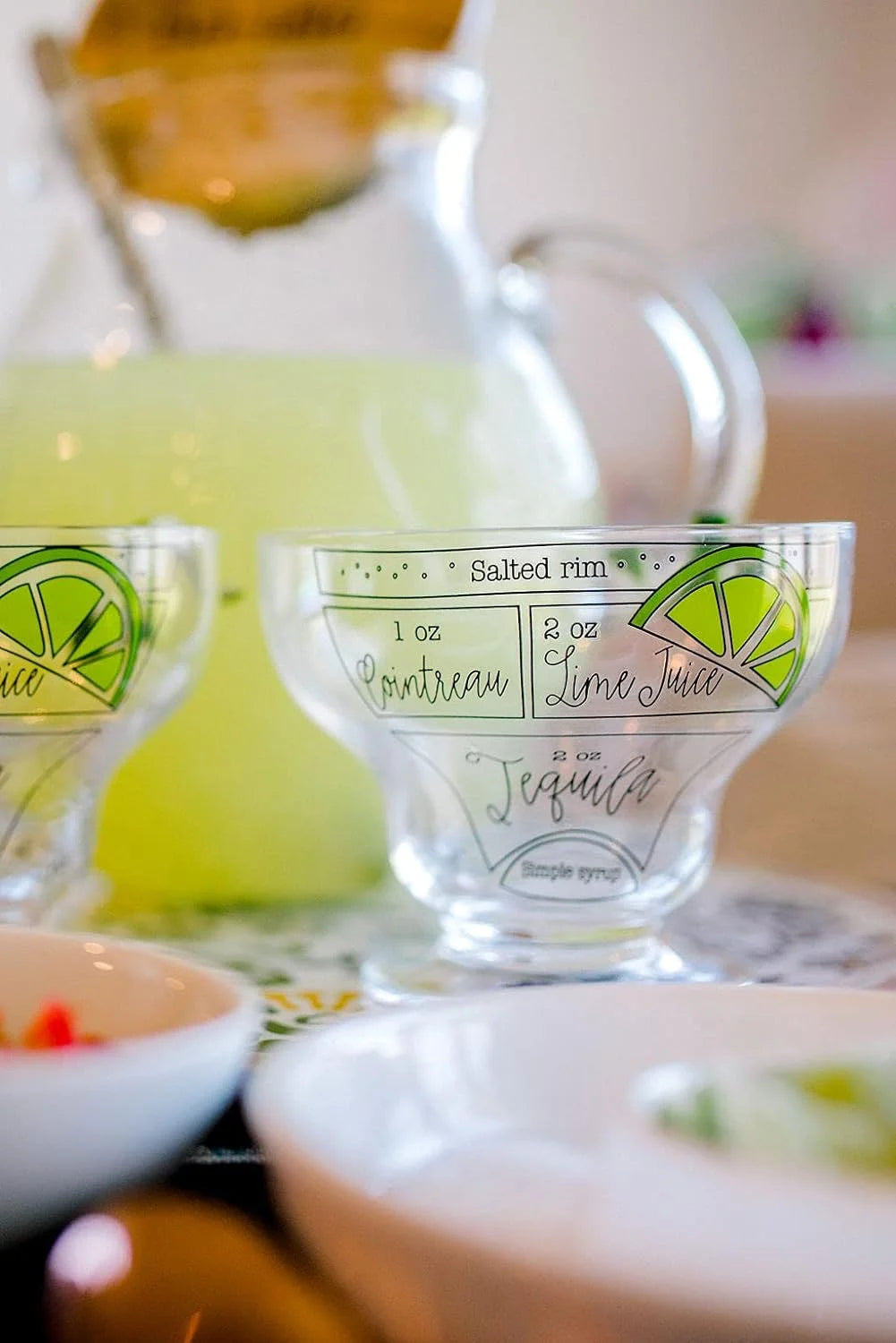 Clear Stemless Margarita Glass 6 Piece Set O502993