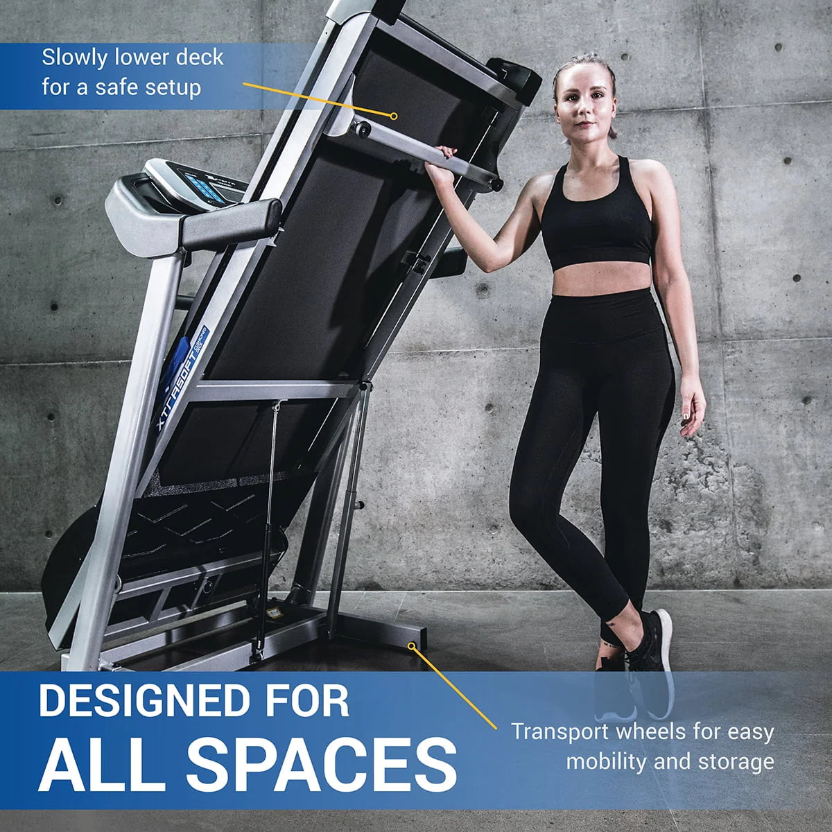 Folding Motorized Treadmill with Bluetooth P9929