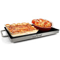 Electric Hot Plate Tray Dish Warmer with Black Glass Top M707429