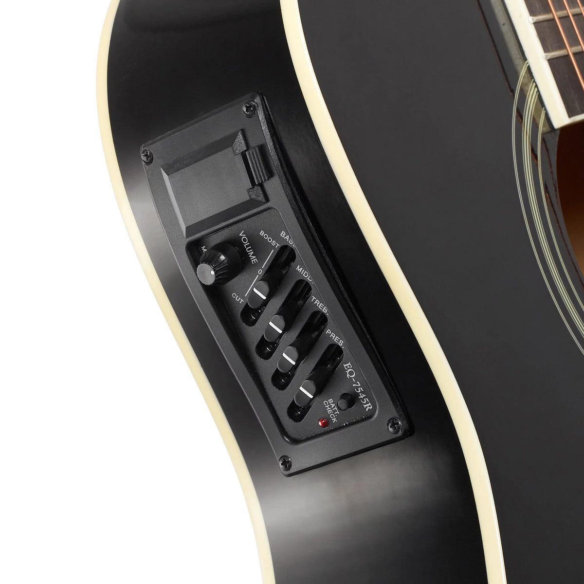 41-Inch Full-Size Acoustic Electric Guitar Black K292720