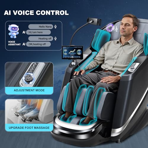 Full Body Zero Gravity SL-Track Shiatsu Massage Chair T8006