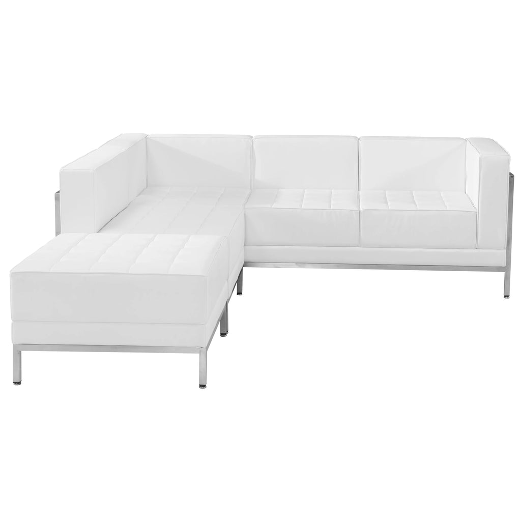 3 Piece LeatherSoft Modular Sectional N42077