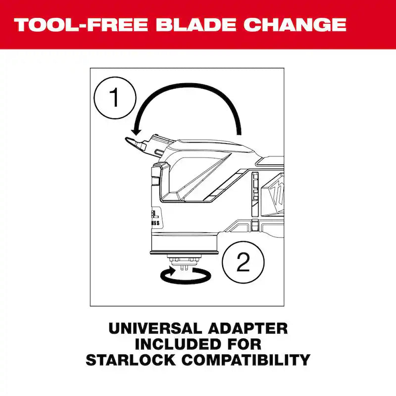 Brushless Oscillating Multi Tool Kit with 5.0 Ah Battery and 8-Piece Blade Kit Y40315