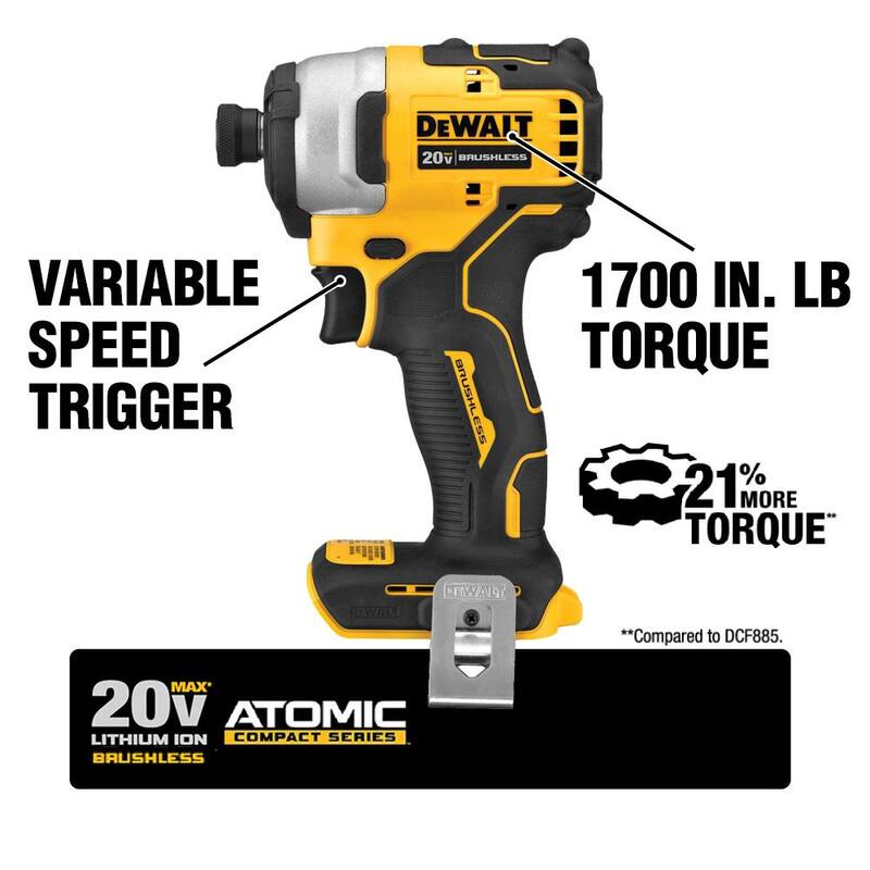 Cordless Brushless Hammer Drill Impact 2 Tool Combo Kit S866206